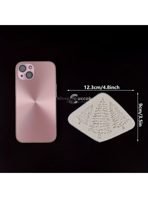 2 darab, fa csokoládé formák, szilikon formák