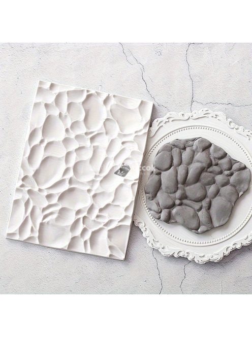 Kőfal Fondant Forma, 3D Szilikon Forma