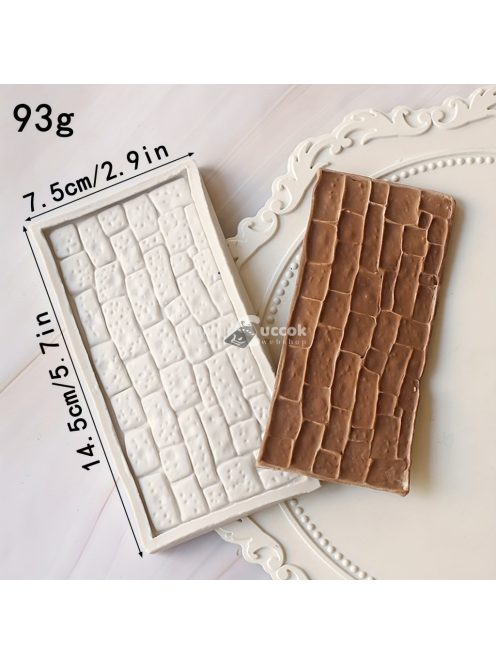Kőfal Fondant Forma, 3D Szilikon Forma