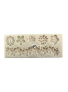 Virág alakú fondant szilikon forma