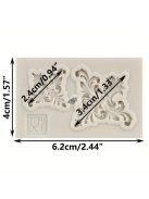 Szilikon levél virág szőlő csipke forma