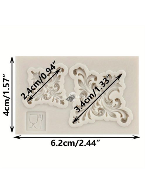 Szilikon levél virág szőlő csipke forma