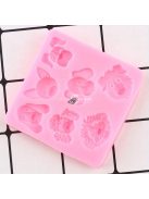 Aranyos kutyafej szilikon forma