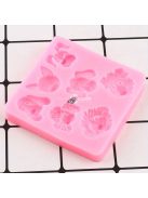 Aranyos kutyafej szilikon forma