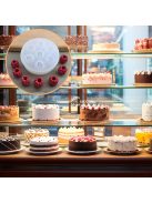 3D málna szilikon forma, cukorka forma