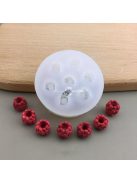 3D málna szilikon forma, cukorka forma