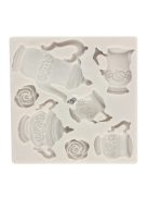 3D Teáskanna Szilikon Forma