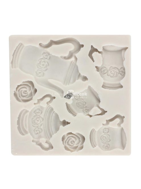 3D Teáskanna Szilikon Forma