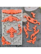 Barokk stílusú Szilikon Forma Fondant
