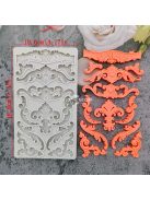 Barokk stílusú Szilikon Forma Fondant