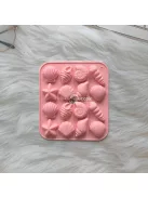 12-üreges szilikon kagyló és tengeri csillag formák