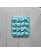 12-üreges szilikon kagyló és tengeri csillag formák