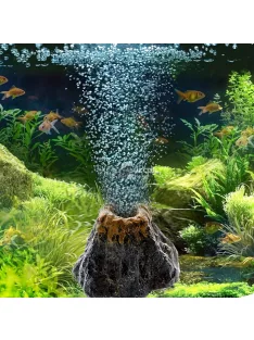 Akvárium Vulkán Buborékozó Dekor - 1db Buborékdiffúzor