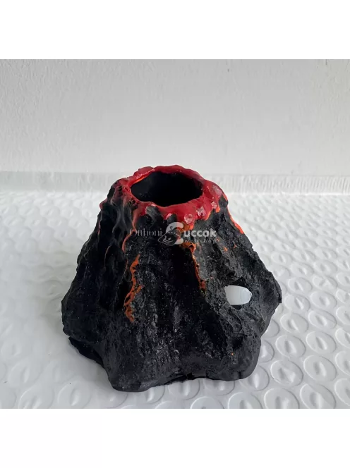 Akvárium Vulkán Buborékozó Dekor - 1db Buborékdiffúzor