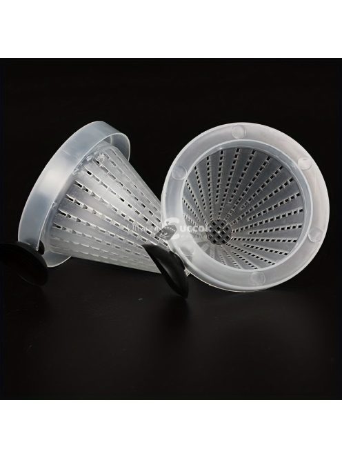 2 db Műanyag Vérféreg Etető Tölcsér Halaknak