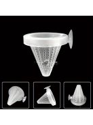 2 db Műanyag Vérféreg Etető Tölcsér Halaknak