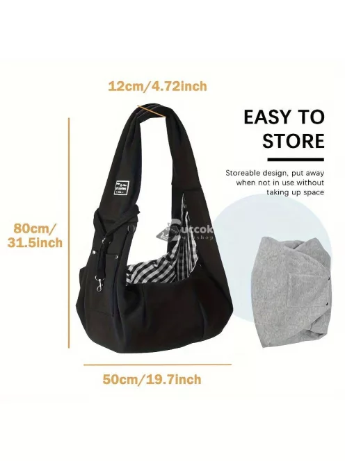 Ergonomikus kisállat-hátizsák: Kiváló minőségű, puha, légáteresztő és kényelmes zsák kutyák és macskák számára