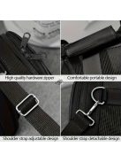 Könnyű, összecsukható kisállat-hordozó cipzárral