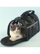 Könnyű, összecsukható kisállat-hordozó cipzárral