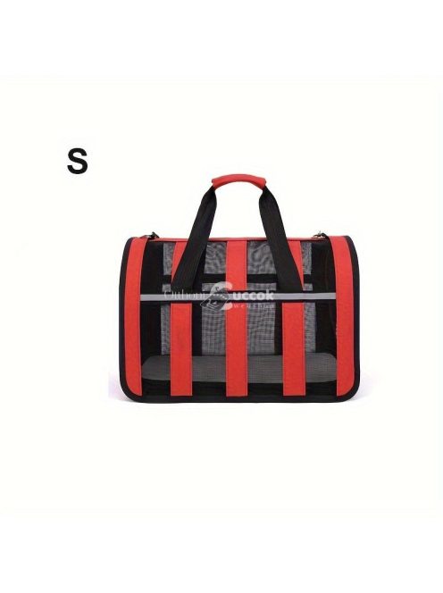 Könnyű, összecsukható kisállat-hordozó cipzárral