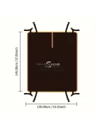 Vízálló és foltálló autós üléshuzat kutyáknak - Csúszásmentes, könnyen tisztítható háziállat szőnyeg a hátsó ülés védelmére