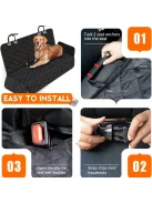 Autóülés védő háziállat hordozó - folt és karmolásálló