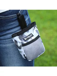   Hordozható kutyakiképző táska csemege és jutalomfalat rekesszel