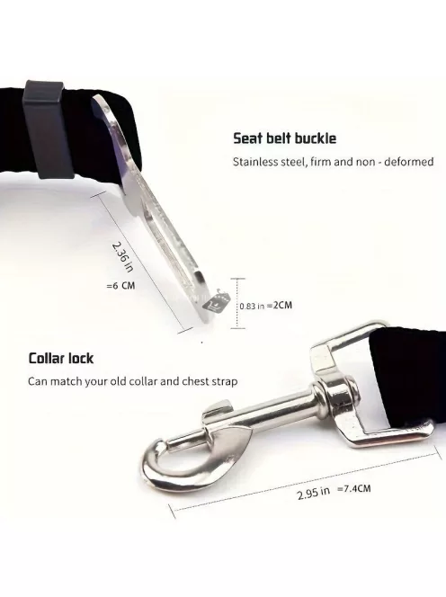 1 db kisállat biztonsági öv kutyáknak és macskáknak