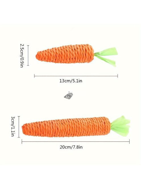 Sárgarépa alakú rágó játék macskáknak