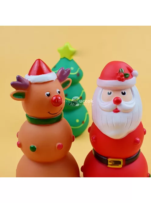 Karácsonyi kialak0tású rágó játék kutyáknak