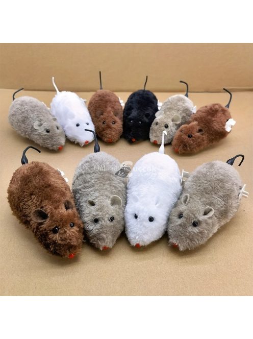 Interaktív felhúzható egér játék macskáknak