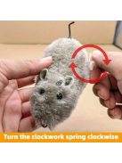 Interaktív felhúzható egér játék macskáknak