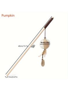 Interaktív Vicces Macskabot, Fából Készült Macskapálca