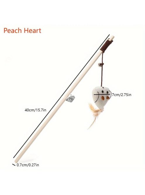 Interaktív Vicces Macskabot, Fából Készült Macskapálca