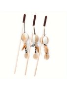 Interaktív Vicces Macskabot, Fából Készült Macskapálca