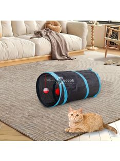   22 darabos macskajáték készlet, összecsukható alagúttal, csengővel