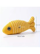 3 db Plüss Hal Alakú Játék Macskáknak