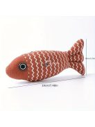 3 db Plüss Hal Alakú Játék Macskáknak