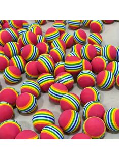   10db Szivárvány Csíkos Habgolyók Macskáknak & Kutyáknak