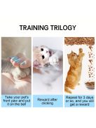 Öntöttvas háziállat-tréning csengő, interaktív hívócsengő macskáknak és kutyáknak