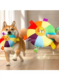 Interaktív plüss repülő korong kutyajáték hanggal