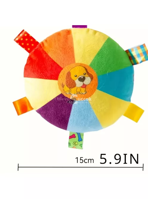 Interaktív plüss repülő korong kutyajáték hanggal