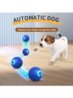   Interaktív Labda Játék Kutyusoknak - USB-vel Tölthető, Tartós Termoplasztikus Gumi