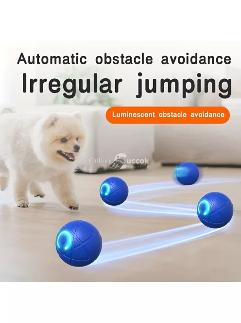 Interaktív Labda Játék Kutyusoknak - USB-vel Tölthető, Tartós Termoplasztikus Gumi