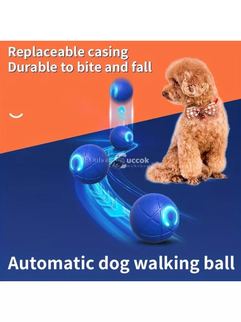 Interaktív Labda Játék Kutyusoknak - USB-vel Tölthető, Tartós Termoplasztikus Gumi