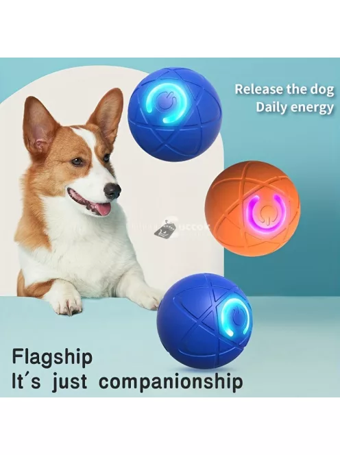 Interaktív Labda Játék Kutyusoknak - USB-vel Tölthető, Tartós Termoplasztikus Gumi