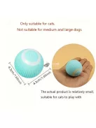 1 db Interaktív Elektromos Okos Macskajáték Labda - USB-ről Tölthető Automatikus Mozgó Guruló Labda