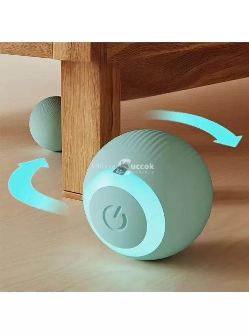 1 db Interaktív Elektromos Okos Macskajáték Labda - USB-ről Tölthető Automatikus Mozgó Guruló Labda