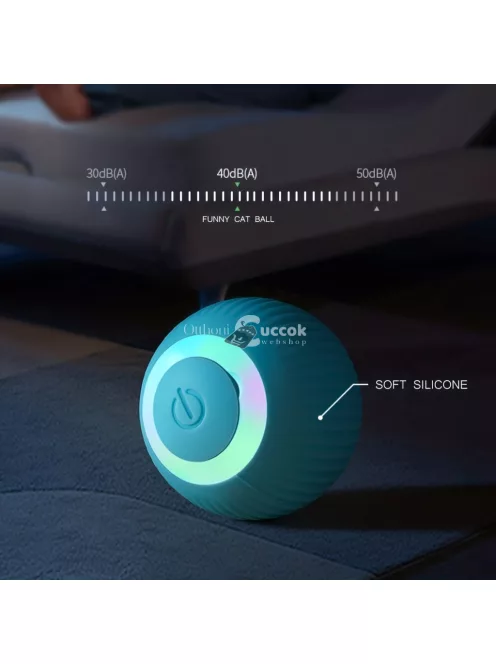 1 db Interaktív Elektromos Okos Macskajáték Labda - USB-ről Tölthető Automatikus Mozgó Guruló Labda