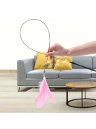 Macska tollas játék, 80 cm hosszú rúddal és 7 cm-es talppal